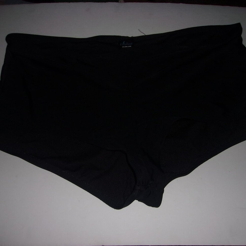 Catalina Womens Black Shorts Size 3X (22W-24W)